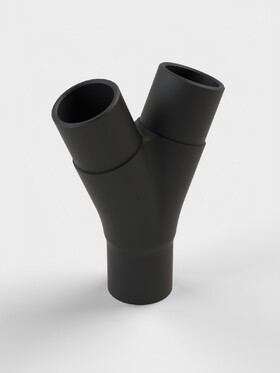 product image: Y-adapter for 40mm hoses